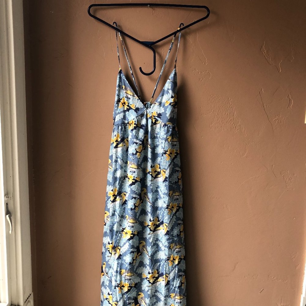 PATAGONIA (Pataloha) Maxi Dress Myna Bird Print